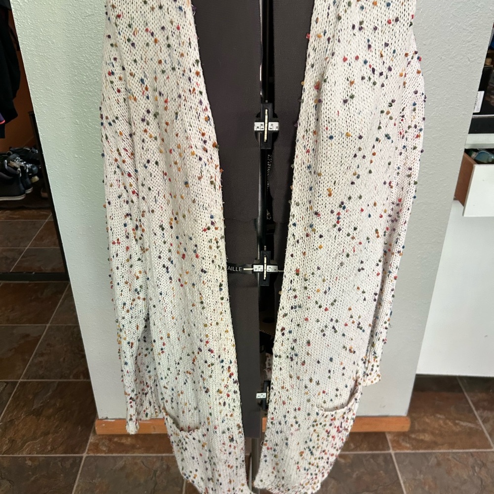Speckled Knit Cardigan